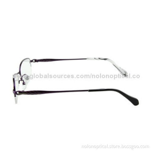 2014 hot sale titanium women eye glass frames, logo can be printed